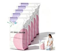 4 Pack No-Pump 3D Vacuum Storage Bags - Better Life Space Creator, Large Size Storage Solution, Protect Clothes from Moisture & Dust, Ideal for Bedding, Seasonal Gear & Travel (4, L(39''×31''×15"))