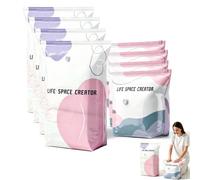 4 Pack No-Pump 3D Vacuum Storage Bags - Better Life Space Creator, Large Size Storage Solution, Protect Clothes from Moisture & Dust, Ideal for Bedding, Seasonal Gear & Travel (4, L(39''×31''×15"))
