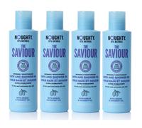 4 PACK - NOUGHTY THE SAVIOUR MOISTURISING BATH & SHOWER OIL FOR DRY SKIN 200ml