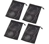 4-Pack Nylon Mesh Bag, Speicher Ditty Stuff Drawstring Pouch für Gym & Travel Drawstring Bags Small