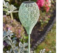 4 Pack of Green Solar Powdered Silhouette Stake Lights 90cm Marco Paul Green One Size
