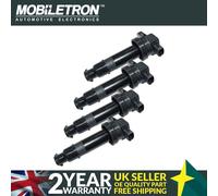 4 Pack of Mobiletron CK-33 Ignition Coil for Hyundai i30