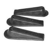 4 Pack of Rubber Door Stop Wedges