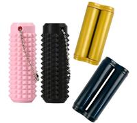 4 Pack Ono Roller Fidget Toys for Adults, Helps Relieve Stress Tension And Anxiety, Calming Keychain, Portable Fidget Roller for Office, Travel and Classroom Focus, Black and Pink