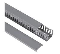 4 Pack Open Slot Cable Management Raceway With Cover, Self Adhesive Electrical Wire Trunking, Under Desk Cord Channel For Hide Network Cables/Computer Power Wires(H 3 1/7 in(80mm) W 2 in(50mm))