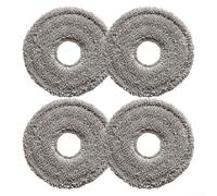4 Pack or 10 Pack Mop Cloths for MOVA P10 Pro For Ultra Robot Vacuum and Easy to Use Microfiber Cleaning Accessories (4 PACK)