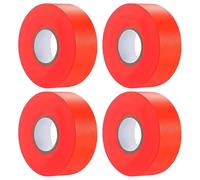 4 Pack Orange-Red Flagging Tape, Non-Adhesive Plastic Ribbon Neon Marking Roll, 1"*800ft, Marking Tape for Tree Marking, Hunting, Boundaries and Hazardous Areas,Trail Marking