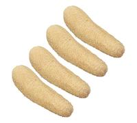 4 Pack Organic Loofah Spongiform Organic Bath Body Scourer Green Kitchen Cleansing Tool Unbleached Plant Fiber Green Dish Cleansing Spongiform