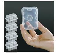 4-Pack Peptide Case for Fridge, 3 mL Vial Holder for Refrigerator, 10-Slot Insulin & Peptide Holder Each, 40 Slots Total, Semi-Transparent Vial Storage Case for Diabetic Care