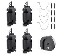 4 Pack Perimeter Trip Alarm, 12 Gauge Camping Trip Wire Alarm Device, Trip Alarm with 8pcs Screws& Extension Chain, Early Warning System for Camping and Outdoor Safety/Bear Deterrent