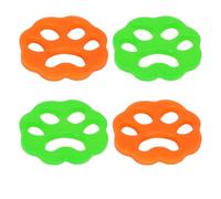 4 Pack Pet Hair Remover for Washing Machine & Dryer - Reusable Silicone Laundry Lint Catcher - Removes Fur, Debris, Hair, Lint Balls from Clothes, Bedding