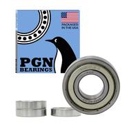 (4 Pack) PGN 6202-ZZ Shielded Ball Bearing - C3 Clearance - 15x35x11 - Chrome Steel