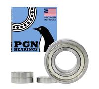(4 Pack) PGN 6206-ZZ Shielded Ball Bearing - C3 Clearance - 30x62x16 - Lubricated - Chrome Steel