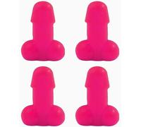 4 Pack Pink Prank Valve Stem Caps Universal Car Prank Shaped Tire Caps Tire Cap Luminous Stem Cap for Cars Trucks Bikes Funny Wheels Rims Accessaries Stem Caps