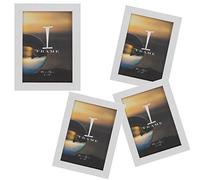 4 Pack Plain Photo Frames iFrame - White 4"x6" 4843