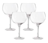 4-Pack Plastic Gin Glasses - Clear, Stylish and Durable, Perfect for Cocktails and Outdoor Events Reusable 600ml BBQ Party Cups G&T Drinkware