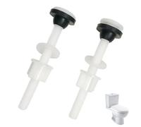 4 Pack Plastic Toilet Tank Bolts, M10 Toilet Cistern to Toilet Pan Fixing Fitting Sealing Kit Close Coupling Bolts WC Tank to Bowl Bathroom Toilet Repair Kits