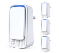 4 Pack Plug-In Ionic Air Purifier, Silent Filterless Air Ionizer for Home, Bedroom, Office, Kitchen, Basement, Portable Negative Ion Air Freshener for Pet Odors Dust Smoke (Pure White)