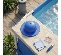 4 Pack Pool Filter Leak-Resistant TPR for intex 4 Pack Pool Filter(Blue Short)