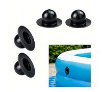 4 Pack Pool Plug Replacement,Swimming Pool Filter Pump Plug Hole Kit,Return Plugs Skimmer Plunger Valve Drain Plugs,Strainer Stopper Adapter Accessories,for Bath Pipe Compatible Bestway Parts