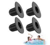 4 Pack Pool Stoppers, Pool Plugs, Pool Closure Stoppers, Pool Cover Plug, Drain Stoppers, Filter Pumps, Strainer Hole Plugs, Swimming Pool Filter Sealing Plugs Compatible for Intex/Bestway Pools
