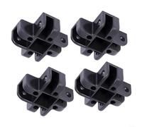 4-Pack Pop-up Canopy Centre Connector for 34x34mm Square Tubes, Heavy Duty Plastic Hub for Gazebo Tent Awning Frame Repair, Outdoor Camping(Down Four Forks)