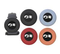 [4 Pack]Princess Cruise Medallion Watch Adapters Holder for Carnival Ocean Medallion 2025, 2026,Fits Watch Wristbands,Pet Silicone Protective Case-Dog Collar Cover for Air-tags - Black/Red/Orange/Blue