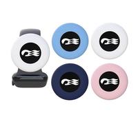 [4 Pack] Princess Cruise Medallion Watch Adapters Holder for Carnival Ocean Medallion 2025,2026, Fits Watch Wristbands,Pet Silicone Protective Case for Air-tag - Blue/Dark Blue/Pink/White