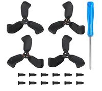 4 Pack Propellers Replacement Prop Blades for DJI NEO 2 Drones, 2217S Low Noise Colorful Wings, Quick Change Replacement Parts with Screwdriver and Screws (Black)