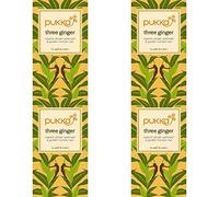 (4 PACK) - Pukka Herbs - Triple Ginger Tea | 20 sachet | 4 PACK BUNDLE