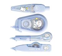 4 Pack Push Button Correction Tape for Smooth Error Coverage, Fast Drying Portable Design, Multi Color Options, Friendly School Supplies, Retractable Correction Tape