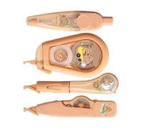 4 Pack Push Button Correction Tape for Smooth Error Coverage, Fast Drying Portable Design, Multi Color Options, Friendly School Supplies, Retractable Correction Tape