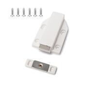 4 Pack Push Open Door Catches Push to Open Cabinet Latch Touch Open Kitchen Drawer Closer Magnetic Push Catch for Cupboard, Drawer, Wardrobe, RV Door
