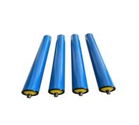 4-Pack PVC Conveyor Rollers 11-27 Inch Length 1.5-2.4 Inch Diameter Replacement Parts for Transfer Ideal for Production Line & Logistics Equipment
