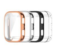 [4-Pack] Rc-Z Screen Protector Case for Amazfit Bip 6, TPU Full Coverage Protective Covers, Shockproof Scratch-Resistant Bumper Compatible with Bip 6 Smartwatch
