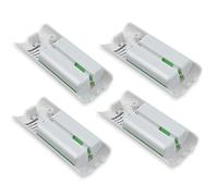 4-Pack Rechargeable Battery Packs for Wii and Wii U Remote Controller,High-Capacity Ni-MH Battery(2800mAh) Replacement for Nintendo Wii Remote Charging Station(Charger not Included)