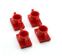 4 Pack Red Color Hydraulic Cam Chain Tensioner Pads Timing Chain Tensioner Shoes For Harley Twin Cam 2007-2017 Dyna 2006-2017 Fat Boy Cross Bones Road Glide Electra Glide