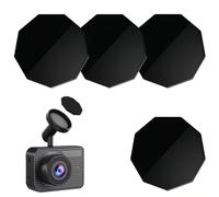 4-Pack Replacement Adhesive Metal Discs for Garmin Dash Cam - Strong Sticky Mounting Pads Compatible with Garmin Mini 2/Mini 3/45/46/47/55/56/57/65W/66W/67W, Windshield & Dashboard Mount Accessories