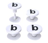 4-Pack Replacement Buttons with B for Bogg Bag Handle Strap. Compatible with Bogg Bag Beach Tote Handles. Fix Your Bogg Bag Handle Quickly and Easily with Replacement Rivets