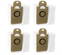 4 Pack Replacement Dust Bags for Laresar & L6 Nex Robot Vacuum Cleaner Compatible Spare Parts for Routine Care