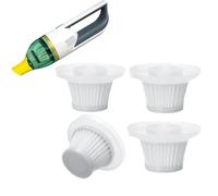 4 Pack Replacement Filter Compatible with Horsepower Duck Compact Cordless Vacuum Cleaner AS Seen On TV, Washable and Reusable Vacuum Hepa Filters Accessories