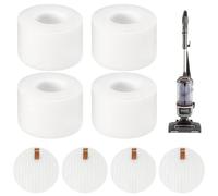 4 Pack Replacement Filter Compatible with Shark, Mellbree NZ801UK Filter Compatible with Shark Hoover Lift Away Vacuum Cleaner NZ801ukt, NV680, NV681, NV682, NV801, N803, UV810, AZ910