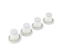 4 Pack Replacement Filters, for Fanttik V8 Series, for Fanttik Slim V8, for Apex/Slim V8 Mate/ V8, for Apex/ V8 Mate, for Fanttik Slim V10 Mate, Cordless Car Vacuum Cleaner Easy to Clean