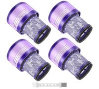 4-Pack Replacement Filters Parts Compatible with V11 Torque V11 Animal V15 Inspection V11 Cordless Vacuum V15s Detect Submarine Vacuum Cleaner, Compare with Part 970013-02