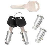 4 Pack Replacement Lock Cylinder with 3 Keys for Bike Racks, Roof Racks, Cargo Boxes, Heavy Duty Lock Cores with Key for Hitch Mount, RV Storage