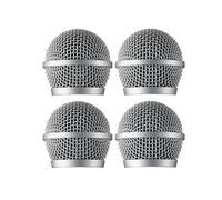 4 Pack Replacement Microphone Grill Mesh,Microphone Ball Head Grille for Shure PG58,PGA58,PGA48