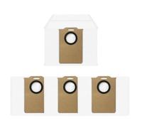 4 Pack Replacement Self-Emptying Dust Bags Compatible with for Liectroux M70 Pro for Lubluelu L15 Plus for MONSGA MS1 MAX for Ultenic for T10 Lite for BPMIO B15 Plus - 99.97% Filtration(4 PACK)