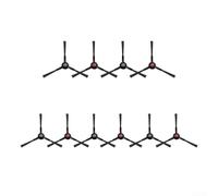 4-Pack Replacement Side Brush for eufy for omni E35 4-Pack Replacement(10 PACK)