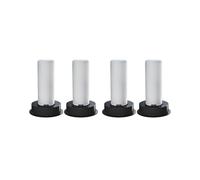 4 Pack Replacement Solar Light Tops with Flickering Flame,Waterproof Outdoor Solar Light Parts Lantern Replacement Kit