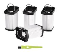 4 Pack Replacement Vacuum Filter for Shark WANDVAC POWER PET Cordless Handheld Vacuum WV401BL WV401PK WV403BR, Fabric Filter Compare to Part # XFFWV400
